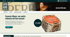Desktop Screenshot of lievitomadreshop.com