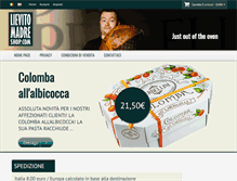 Tablet Screenshot of lievitomadreshop.com
